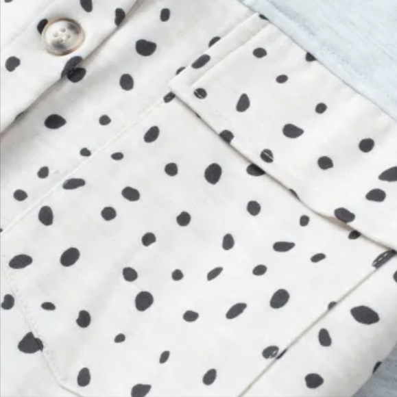 New Leopard spot patchwork shacket - Picture 7 of 16